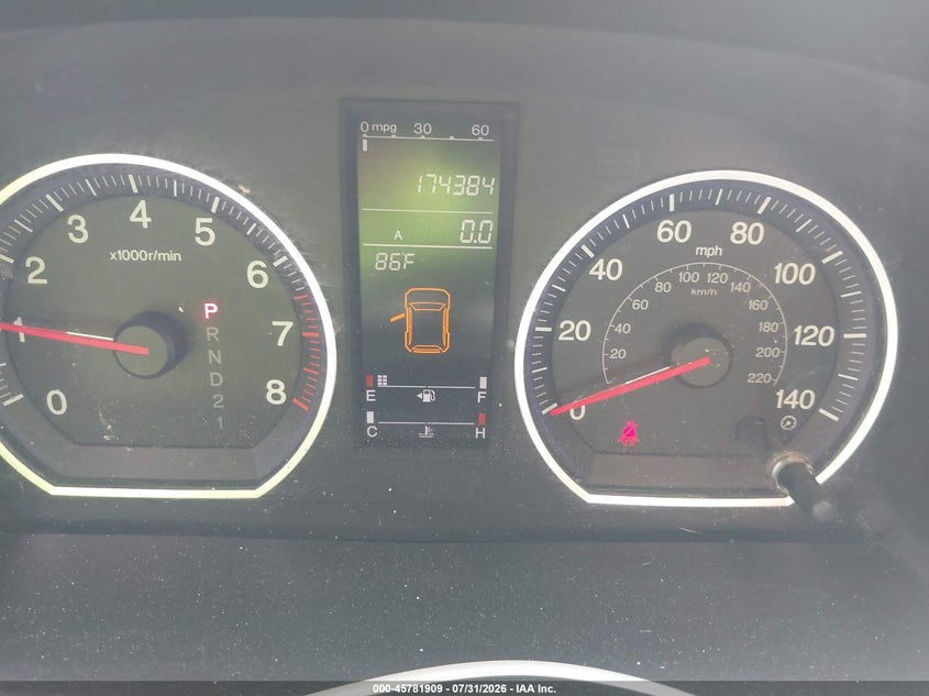 2008 Honda Cr-v VIN JHLRE38718C027149 IAAI salvage auction — FRONT END, Clear (Maryland), sold $25 on 2026-08-04 (photo 7)
