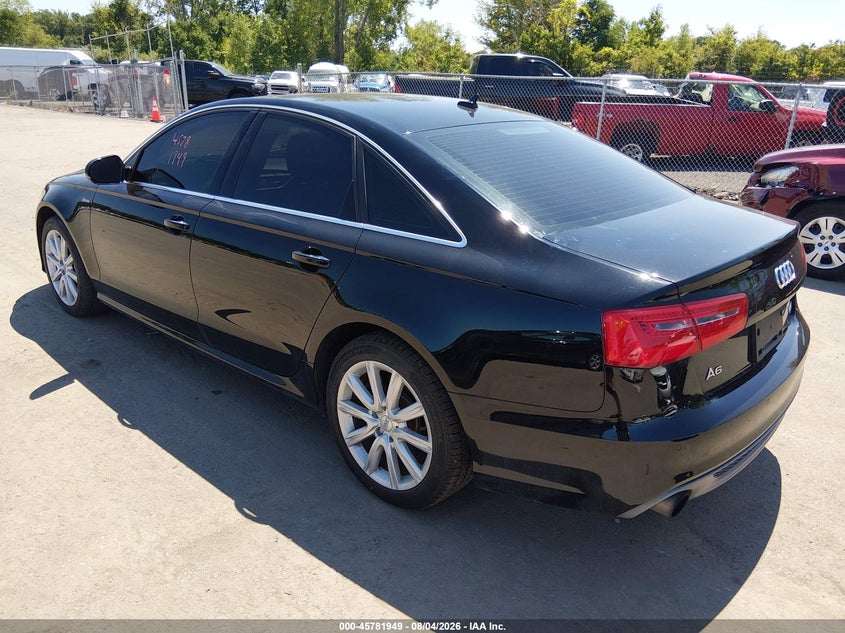 2013 Audi A6 VIN WAUJGAFC3DN118217 IAAI salvage auction — FRONT END, Salvage Title, sold $3,400 on 2026-08-16 (photo 3)