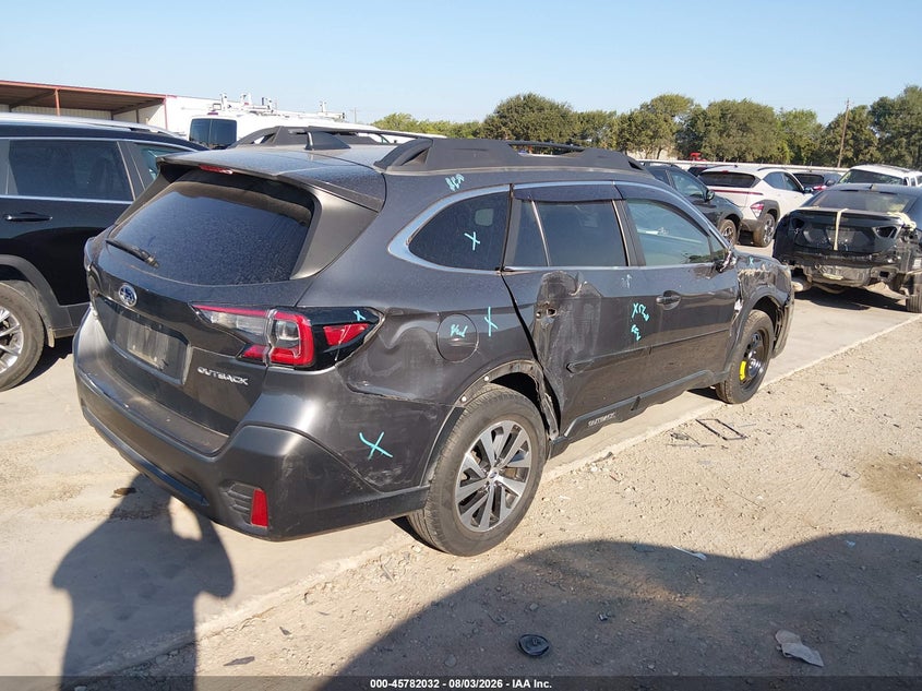 2021 Subaru Outback VIN 4S4BTADC4M3130132 IAAI salvage auction — SIDE, Original (Texas), sold $7,900 on 2026-10-08 (photo 4)
