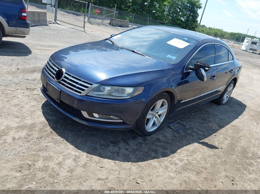 2013 Volkswagen Passat cc VIN WVWBP7AN1DE503343 IAAI salvage auction — FRONT END, Salvage Title, sold $225 on 2026-08-12 (photo 2)