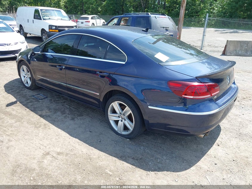 2013 Volkswagen Passat cc VIN WVWBP7AN1DE503343 IAAI salvage auction — FRONT END, Salvage Title, sold $225 on 2026-08-12 (photo 3)