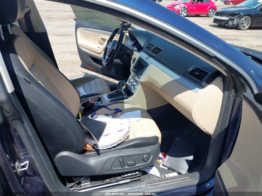 2013 Volkswagen Passat cc VIN WVWBP7AN1DE503343 IAAI salvage auction — FRONT END, Salvage Title, sold $225 on 2026-08-12 (photo 5)