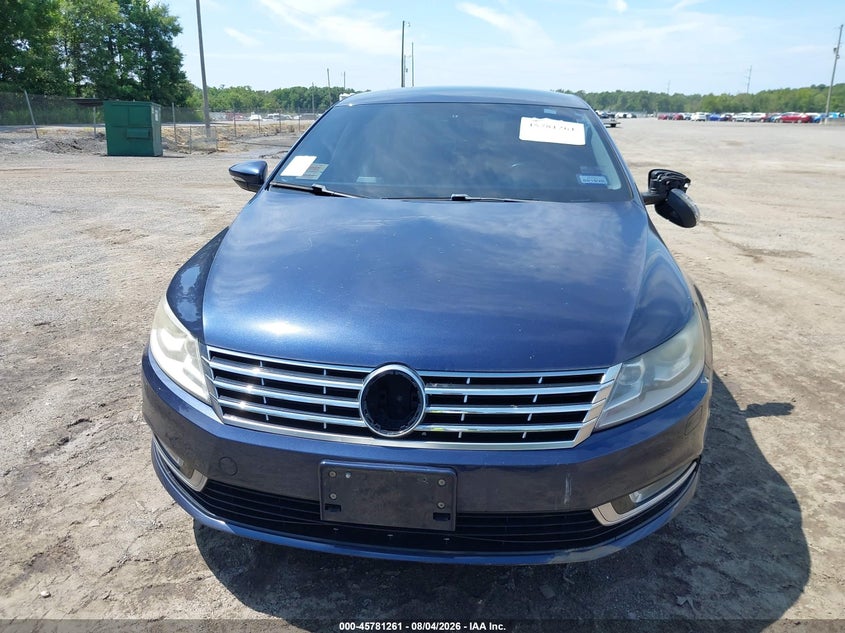 2013 Volkswagen Passat cc VIN WVWBP7AN1DE503343 IAAI salvage auction — FRONT END, Salvage Title, sold $225 on 2026-08-12 (photo 6)