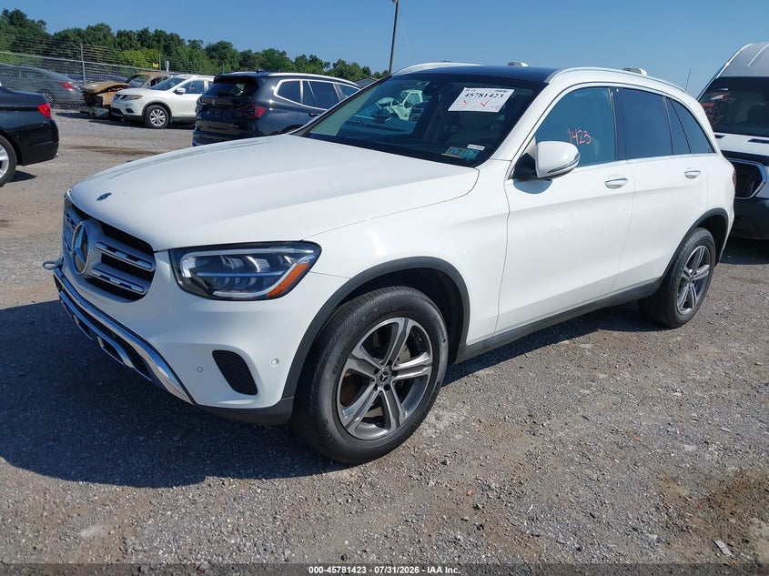2021 Mercedes-benz Glc class VIN W1N0G8EB4MV297859 IAAI salvage auction — NORMAL WEAR, Clear (Pennsylvania), sold $7,150 on 2026-08-10 (photo 2)