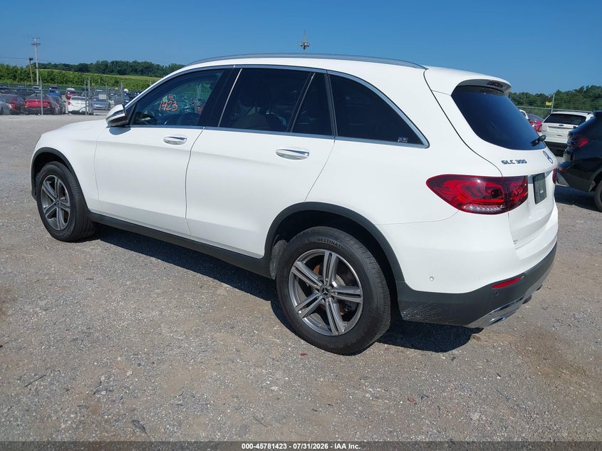 2021 Mercedes-benz Glc class VIN W1N0G8EB4MV297859 IAAI salvage auction — NORMAL WEAR, Clear (Pennsylvania), sold $7,150 on 2026-08-10 (photo 3)