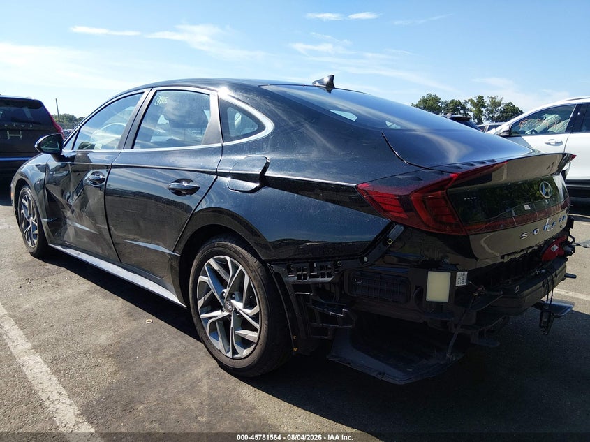 2023 Hyundai Sonata VIN KMHL14JA1PA310067 IAAI salvage auction — REAR END, Salvage Title, sold $5,550 on 2026-10-04 (photo 3)