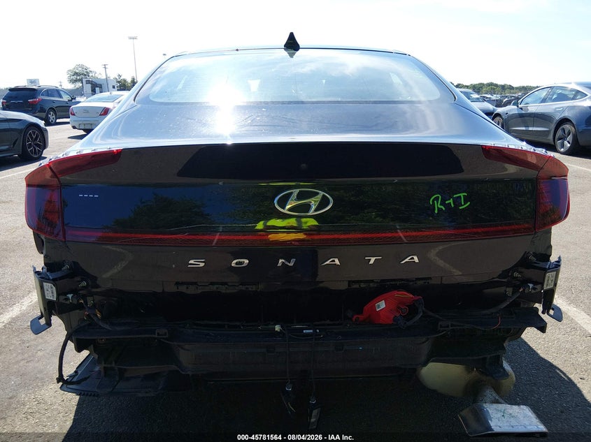 2023 Hyundai Sonata VIN KMHL14JA1PA310067 IAAI salvage auction — REAR END, Salvage Title, sold $5,550 on 2026-10-04 (photo 6)