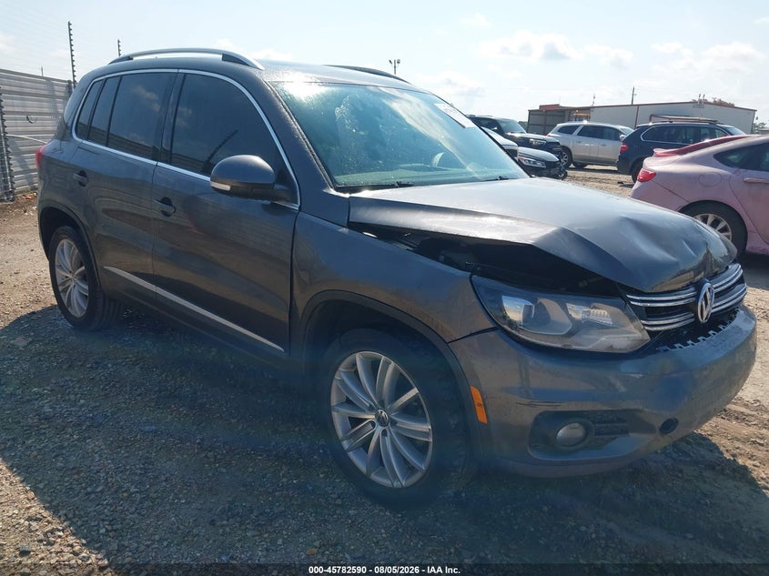 2016 Volkswagen Tiguan VIN WVGAV7AX4GW542019 IAAI salvage auction — FRONT END, Wait Title, sold $1,000 on 2026-09-26 (photo 1)