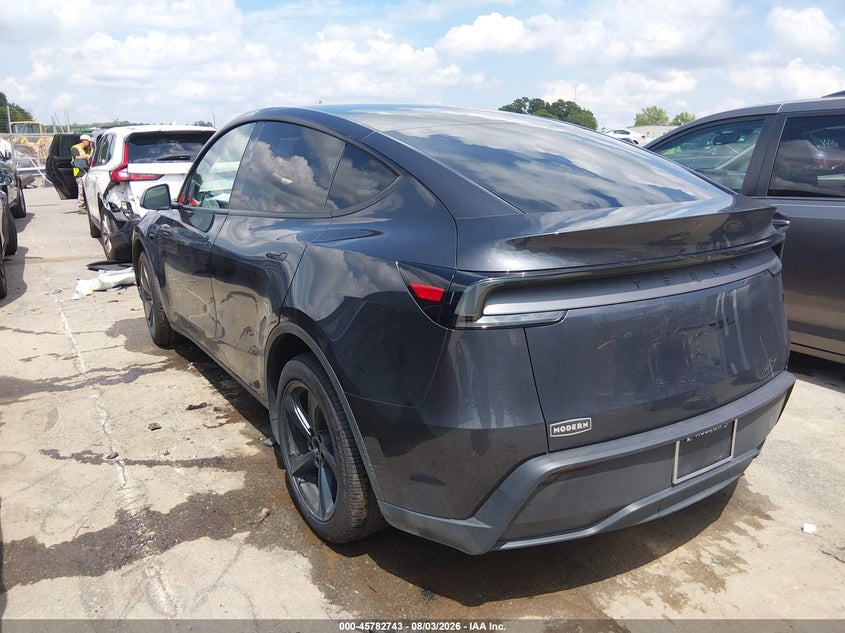 2026 Tesla Model y VIN 7SAYGDED9TA437485 IAAI salvage auction — RIGHT FRONT, Salvage (North Carolina), sold $23,550 on 2026-09-14 (photo 3)