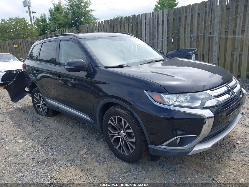 2016 Mitsubishi Outlander VIN JA4AD3A36GZ043194 IAAI salvage auction — REAR END, Wait Title, sold $25 on 2026-09-23 (photo 1)