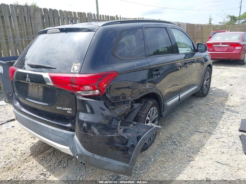 2016 Mitsubishi Outlander VIN JA4AD3A36GZ043194 IAAI salvage auction — REAR END, Wait Title, sold $25 on 2026-09-23 (photo 4)