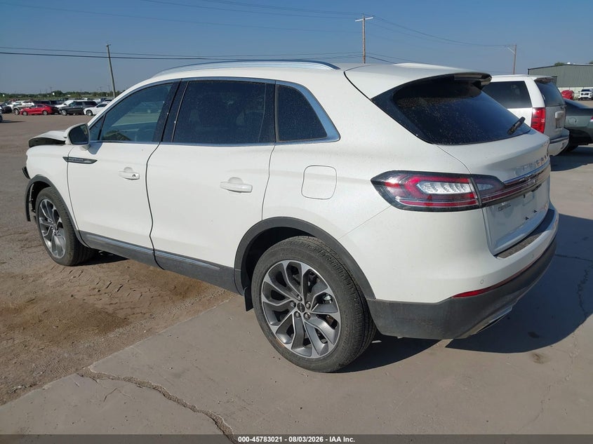2023 Lincoln Nautilus VIN 2LMPJ8K91PBL19745 IAAI salvage auction — FRONT END, Salvage (Texas), sold $9,000 on 2026-09-03 (photo 3)