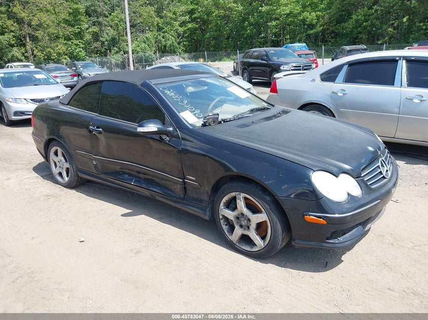 2005 Mercedes-benz Clk-class VIN WDBTK75G85T044029 IAAI salvage auction — ALL OVER, Parts Only Bos (Maryland), sold $325 on 2026-08-12 (photo 1)