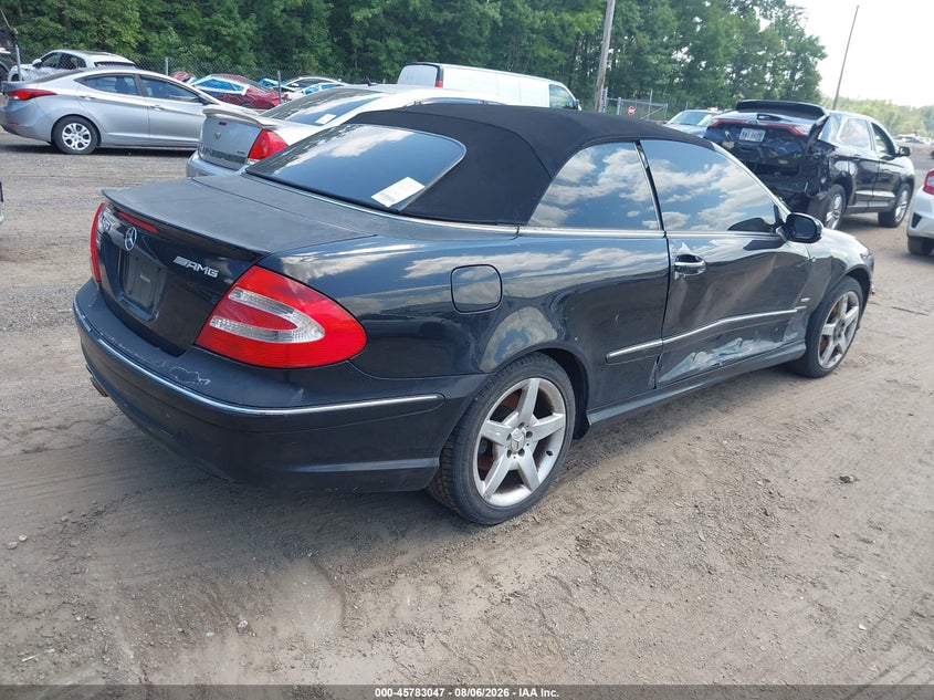 2005 Mercedes-benz Clk-class VIN WDBTK75G85T044029 IAAI salvage auction — ALL OVER, Parts Only Bos (Maryland), sold $325 on 2026-08-12 (photo 4)