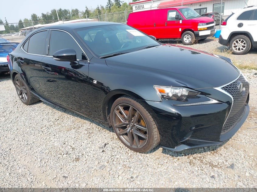 2014 Lexus Is VIN JTHBF1D24E5016431 IAAI salvage auction — RIGHT SIDE, Clear (Washington), sold $9,450 on 2026-10-14 (photo 1)