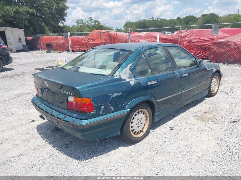 1998 BMW 3 series VIN WBACD4325WAV58917 IAAI salvage auction — FRONT & REAR, Clear (Virginia), sold $350 on 2026-08-13 (photo 4)