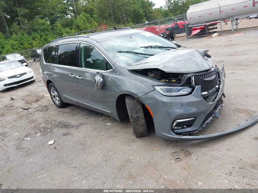 2022 Chrysler Pacifica VIN 2C4RC1GGXNR177322 IAAI salvage auction — LEFT FRONT, Salvage (Mississippi), sold $4,200 on 2026-09-16 (photo 1)