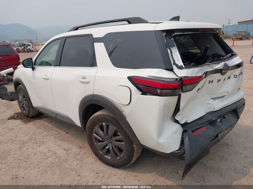 2026 Nissan Pathfinder VIN 5N1DR3BE9TC260705 IAAI salvage auction — REAR END, Salvage Title, sold $13,750 on 2026-08-20 (photo 3)
