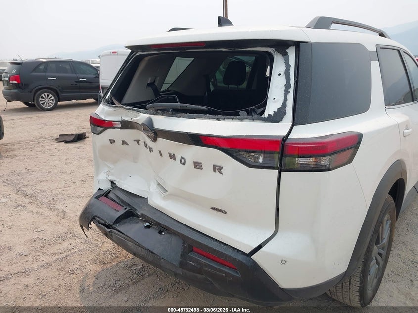 2026 Nissan Pathfinder VIN 5N1DR3BE9TC260705 IAAI salvage auction — REAR END, Salvage Title, sold $13,750 on 2026-08-20 (photo 6)