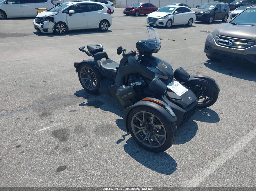 2025 can-am/ brp Ryker VIN 3JB2FEF26SJ000411 IAAI salvage auction — Front End, Salvage, sold $2,250 on 2026-10-13 (photo 1)