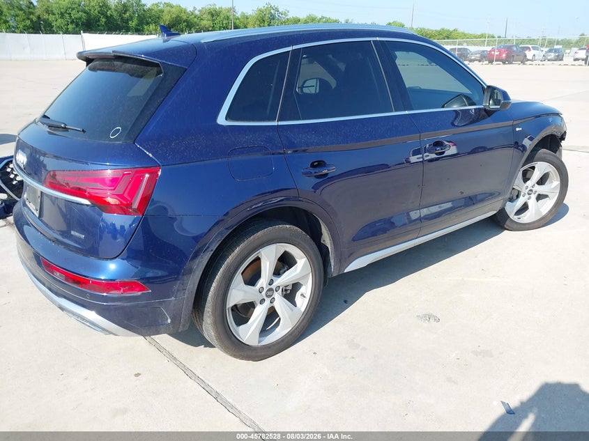 2023 Audi Q5 VIN WA1EAAFY0P2073190 IAAI salvage auction — FRONT END, Original (Texas), sold $15,900 on 2026-09-04 (photo 4)