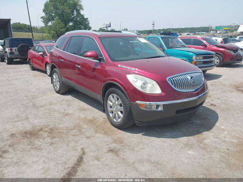 2011 Buick Enclave VIN 5GAKRCED1BJ140178 IAAI salvage auction — NORMAL WEAR, Clear - Public Restricted (Oklahoma), sold $600 on 2026-09-08 (photo 1)