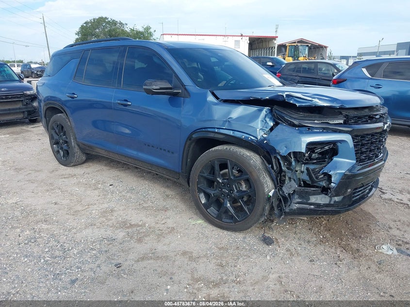 2024 Chevrolet Traverse VIN 1GNERLKS6RJ164962 IAAI salvage auction — RIGHT FRONT, Wait Title, sold $12,300 on 2026-09-08 (photo 1)