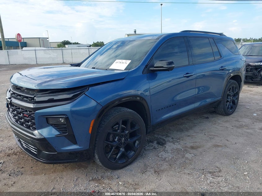 2024 Chevrolet Traverse VIN 1GNERLKS6RJ164962 IAAI salvage auction — RIGHT FRONT, Wait Title, sold $12,300 on 2026-09-08 (photo 2)