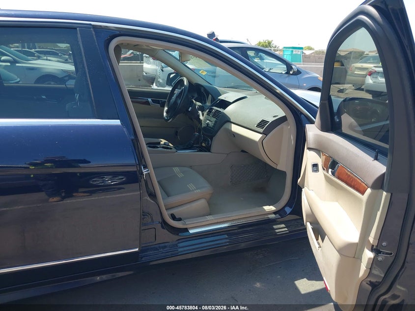 2009 Mercedes-benz C class VIN WDDGF54X39R082001 IAAI salvage auction — FRONT END, Salvage (Arizona), sold $350 on 2026-08-18 (photo 5)