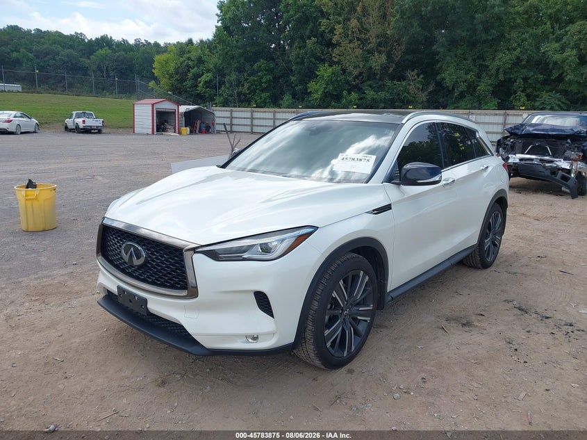 2021 Infiniti Qx50 VIN 3PCAJ5BA9MF126157 IAAI salvage auction — ROOF, Salvage Title, sold $6,300 on 2026-08-20 (photo 2)