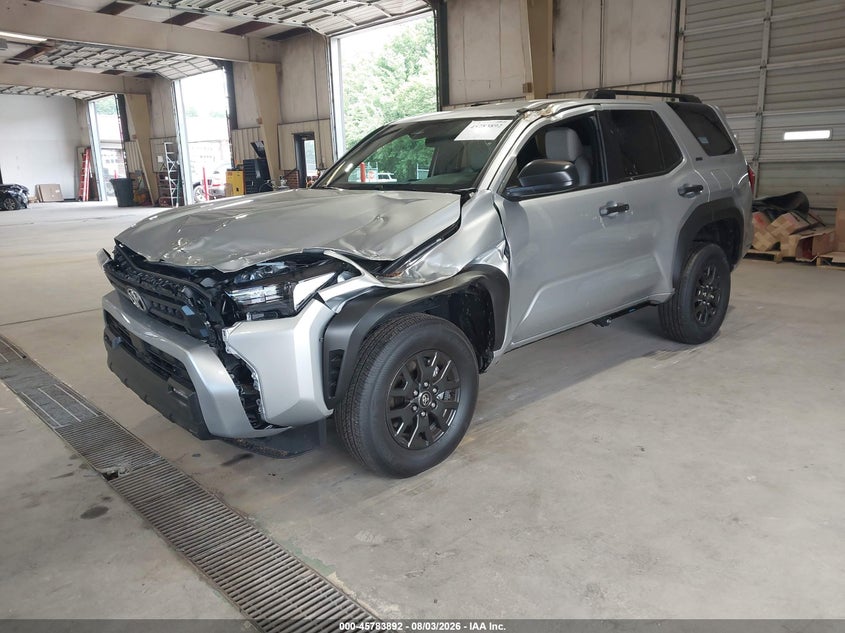 2026 Toyota 4Runner VIN JTEVA5AR2T5014286 IAAI salvage auction — Front End, Salvage (North Carolina), sold $24,000 on 2026-09-24 (photo 2)