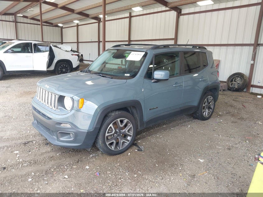 2017 Jeep Renegade VIN ZACCJABB7HPF73840 IAAI salvage auction — ENGINE DAMAGE, Salvage Title, sold $1,275 on 2026-08-07 (photo 2)