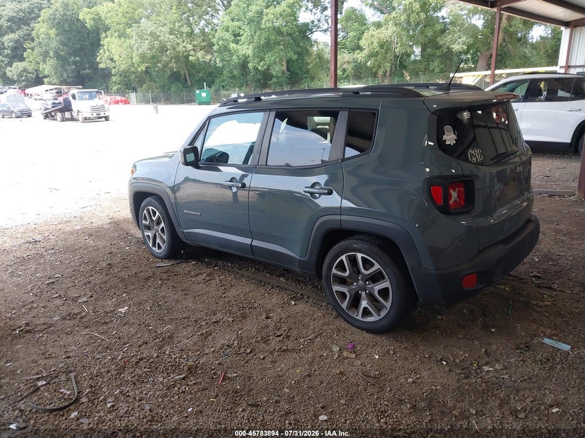 2017 Jeep Renegade VIN ZACCJABB7HPF73840 IAAI salvage auction — ENGINE DAMAGE, Salvage Title, sold $1,275 on 2026-08-07 (photo 3)