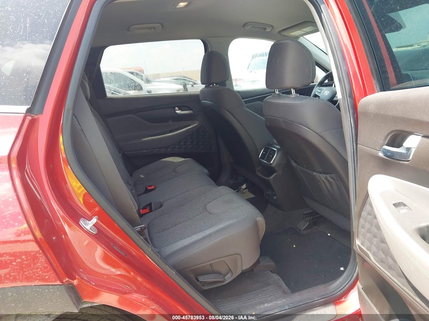 2020 Hyundai Santa Fe VIN 5NMS23AD4LH215696 IAAI salvage auction — Front & Rear, Clear, sold $5,000 on 2026-10-12 (photo 8)