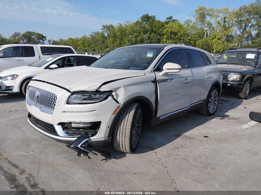 2020 Lincoln Nautilus VIN 2LMPJ8KP4LBL02995 IAAI salvage auction — LEFT FRONT, Salvage (Tennessee), sold $8,000 on 2026-08-27 (photo 2)