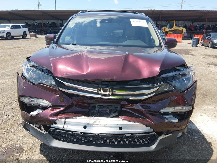 2017 Honda Pilot VIN 5FNYF6H60HB083424 IAAI salvage auction — FRONT END, Salvage Title, sold $7,175 on 2026-09-02 (photo 6)
