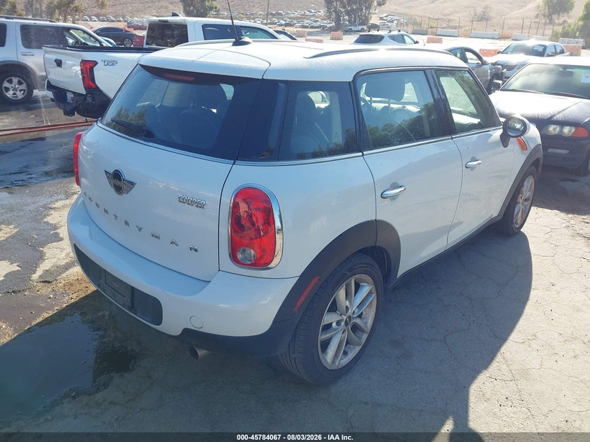 2014 Mini Countryman VIN WMWZB3C5XEWR42004 IAAI salvage auction — NORMAL WEAR, Clear - Dealer Only (California), sold $650 on 2026-08-11 (photo 4)