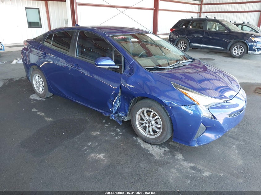 2017 Toyota Prius VIN JTDKARFU6H3537986 IAAI salvage auction — LEFT & RIGHT, Salvage Title, sold $2,250 on 2026-08-20 (photo 1)