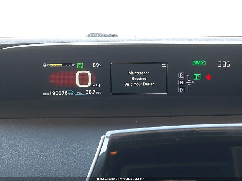 2017 Toyota Prius VIN JTDKARFU6H3537986 IAAI salvage auction — LEFT & RIGHT, Salvage Title, sold $2,250 on 2026-08-20 (photo 7)