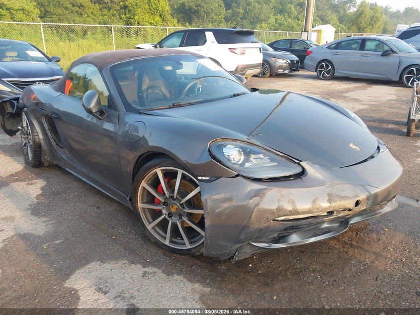 2019 Porsche 718 boxster VIN WP0CA2A89KS210310 — IAAI salvage auction photo