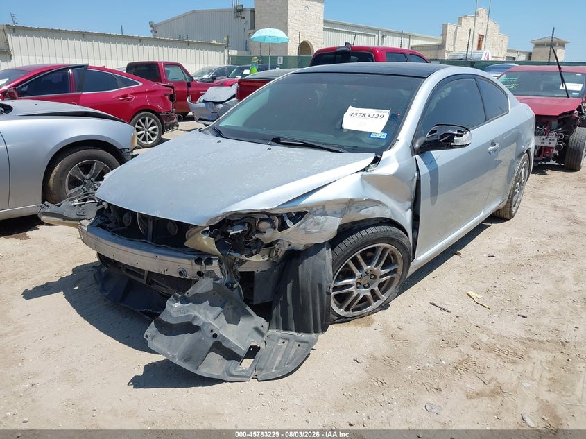 2009 Scion Tc VIN JTKDE167790294709 IAAI salvage auction — FRONT & REAR, Salvage (Texas), sold $100 on 2026-08-31 (photo 2)