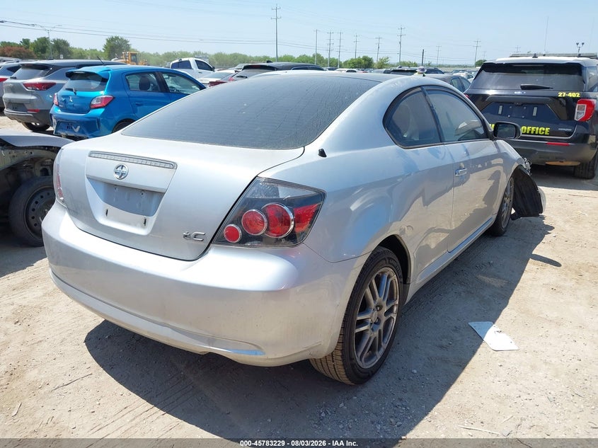 2009 Scion Tc VIN JTKDE167790294709 IAAI salvage auction — FRONT & REAR, Salvage (Texas), sold $100 on 2026-08-31 (photo 4)