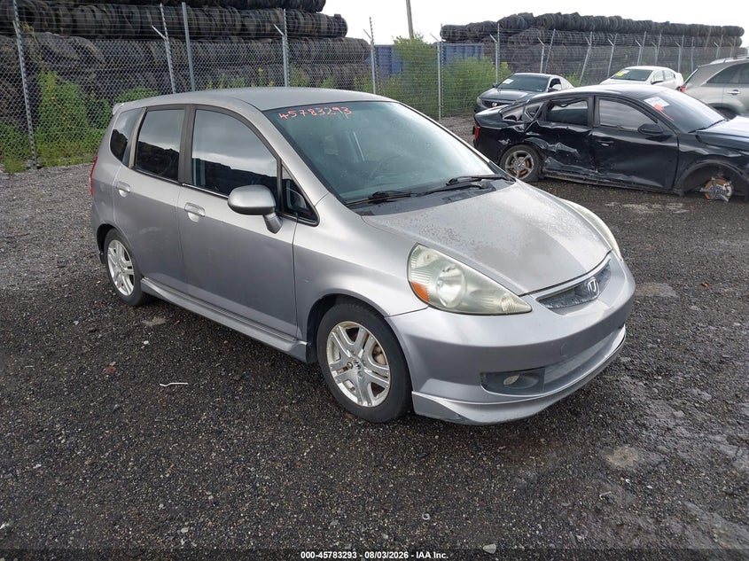 2008 Honda Fit VIN JHMGD376X8S057724 IAAI salvage auction — NORMAL WEAR, Clear (Arizona), sold $600 on 2026-09-02 (photo 1)
