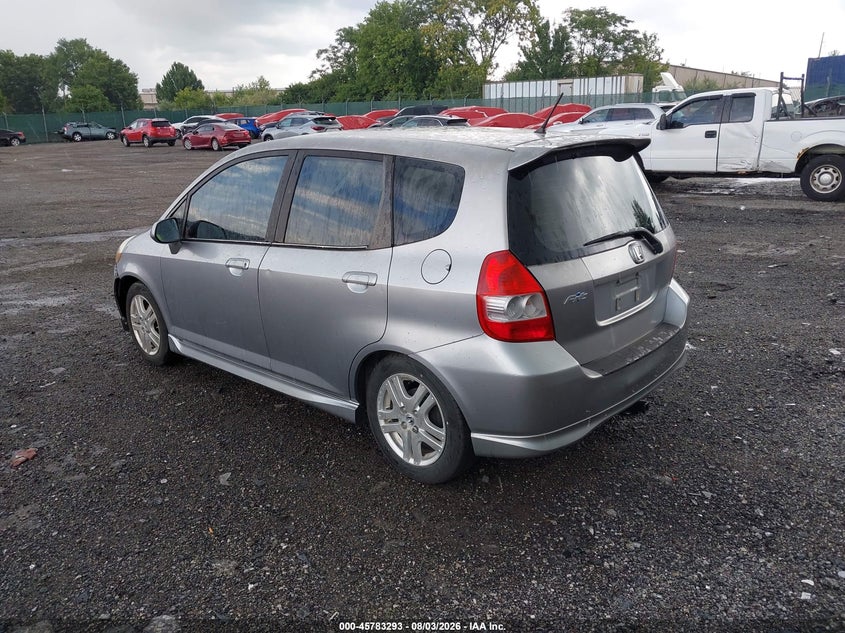 2008 Honda Fit VIN JHMGD376X8S057724 IAAI salvage auction — NORMAL WEAR, Clear (Arizona), sold $600 on 2026-09-02 (photo 3)