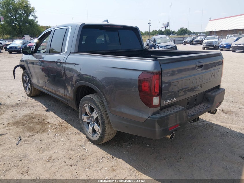2026 Honda Ridgeline VIN 5FPYK3F5XTB034929 IAAI salvage auction — FRONT END, Enterprise Vehicles Clear Only (Oklahoma), sold $26,800 on 2026-08-26 (photo 3)