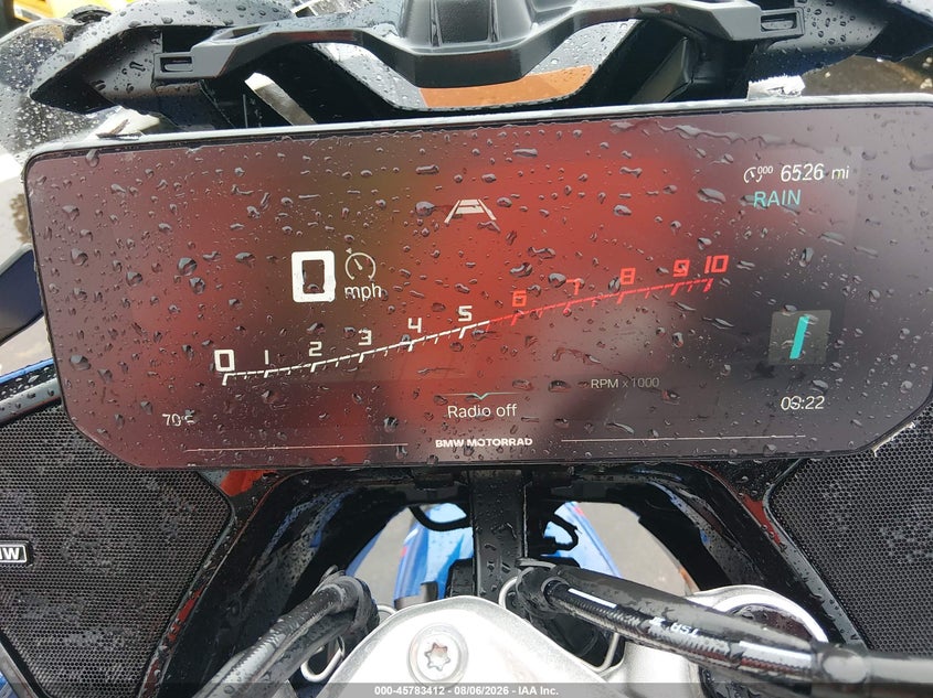 2026 BMW R 1300 VIN WB10M4302T6M41120 IAAI salvage auction — RIGHT SIDE, Salvage (Missouri), sold $12,200 on 2026-09-08 (photo 7)