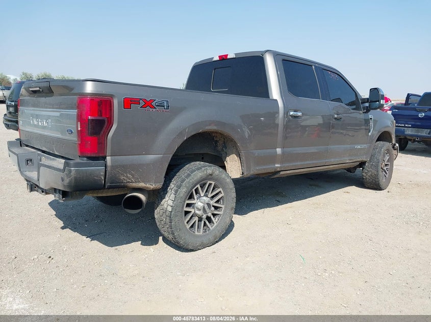 2018 Ford F250 VIN 1FT7W2BT5JEB64977 IAAI salvage auction — LEFT FRONT, Salvage Title, sold $6,800 on 2026-09-05 (photo 4)