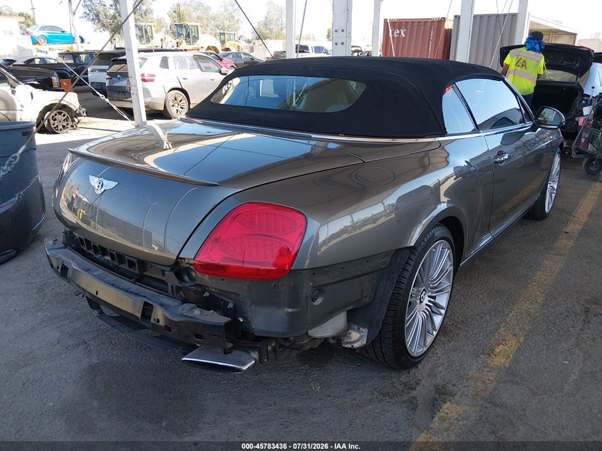 2010 Bentley Continental VIN SCBDP3ZA2AC062531 IAAI salvage auction — REAR END, Salvage (California), sold $20,100 on 2026-09-02 (photo 4)