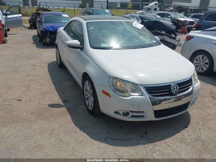 2010 Volkswagen Eos VIN WVWBA7AHXAV009070 IAAI salvage auction — RIGHT SIDE, Salvage (Texas), sold $1,400 on 2026-08-18 (photo 1)