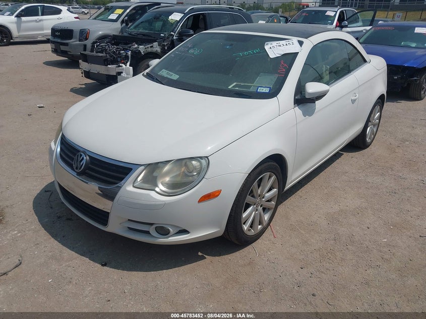 2010 Volkswagen Eos VIN WVWBA7AHXAV009070 IAAI salvage auction — RIGHT SIDE, Salvage (Texas), sold $1,400 on 2026-08-18 (photo 2)